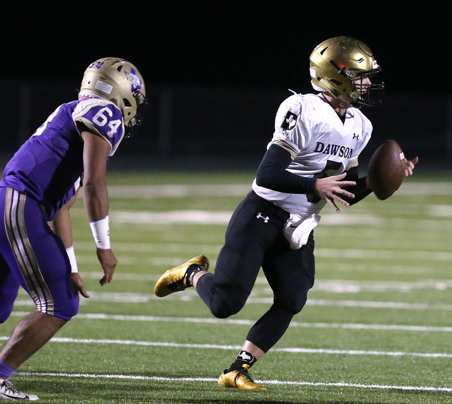 Dawson (8-2) vs. Evadale (5-4), 7 p.m. Friday at Crockett